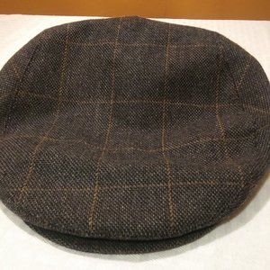Capas Men's Flat Cap Made In Italy Gray & Brown